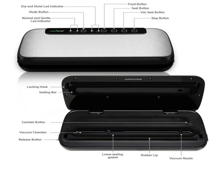 Parts of vacuum sealer